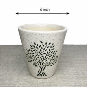 Bucket Ceramic Planter (6 Inch)